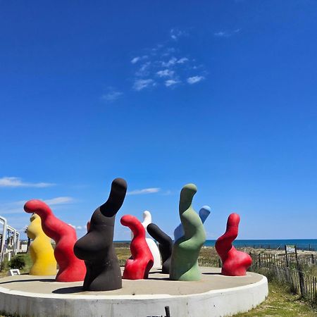 L'Azur 4 Pers Clim Parking Acces Plage Direct Le Barcarès Zewnętrze zdjęcie