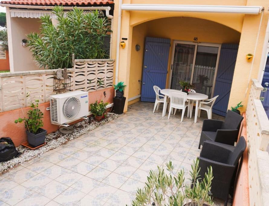 L'Azur 4 Pers Clim Parking Acces Plage Direct Le Barcarès Zewnętrze zdjęcie