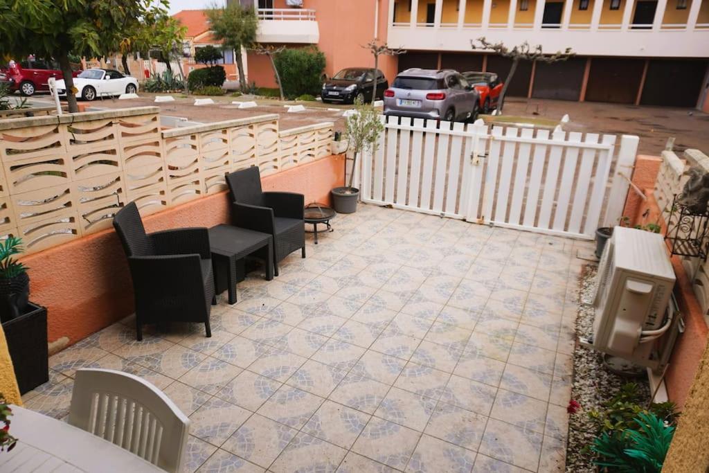 L'Azur 4 Pers Clim Parking Acces Plage Direct Le Barcarès Zewnętrze zdjęcie
